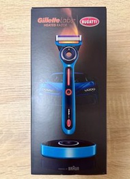 Gillette Labs Bugatti 加熱剃鬚刀 吉列熱感系列布加迪聯名款藍色布加迪威龍