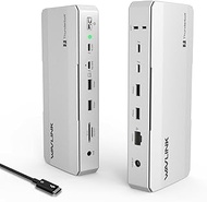 WAVLINK Thunderbolt 5 Dock, 12-in-1 TB5 Docking Station with 120Gbps Max Transfer, 140W PD, 2.5G Eth