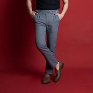 Houseofcuff Formal Trousers Gurkha Pants High Waist Dark Grey JS