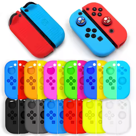 Switch JoyCon Case Silicone Protective Case Compatible Switch/Switch OLED JoyCon Controller Drop Pro