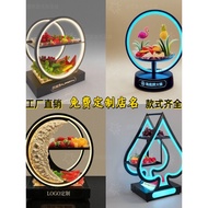 Luminous Fruit Plate Bar KTV Fruit Plate LED Luminous Snack Plate Platter Creative Haidilao Platter