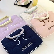 Stella Cute Pink Coquette Ribbon Laptop Bag Korean Aesthetic Ipad Tablet Case