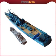 [PETSOLA] Naval Ship Toy Set Model Warships Ship Kits Ship Gift Papercraft Toy for Kids Adults for A