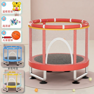 Foldable Spring Playground Bouncer Fitness Home Baby Indoor Jump Bed Kids Sports Jumping Bed Car Pul