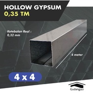 Hollow 4x4 / Holo 0,4 mm / Rangka Hollow / Holo Galvalum Profil