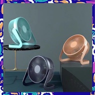【Ship Today&Latest】Mini Desk Fan Electric Usb Desk Fan Super Slient 360° Free Spin Small Desk Fan Mi
