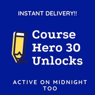 Course Hero Private Account 30 Unlocks