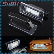 SUQI License Plate Light, 12V Waterproof Car License Light, Accessories Universal Brighter Durable Rear Tail LED for Nissan Serena C27 2016-2019