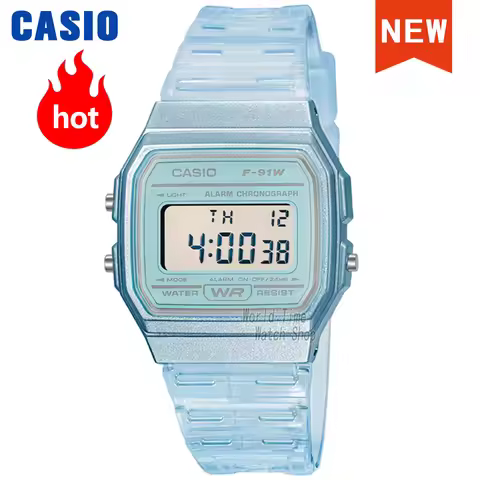 Casio Men Women Watches Casual Transparent LED Digital Sport Watch Lover's Gift Clock Waterproof Chi