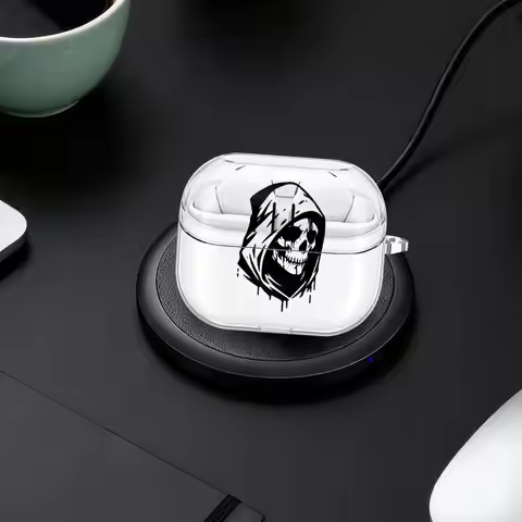 Skeleton Case For Samsung Galaxy Buds 4Pro 2Pro 2 3 FE Live 4 Pro 3Pro Clear Earphone Cases Cover Wi