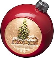 Konstsmide 4360-550 LED Christmas Bauble Christmas Market, Water Filled, 5h Timer, Warm White Diode,