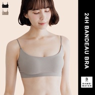 JAPAN DESIGN 24HRS Bandeau Bra ｜Adjustable strap No Wire Anti-Sagging Up Sleep Quick-dry BAMBI WATER