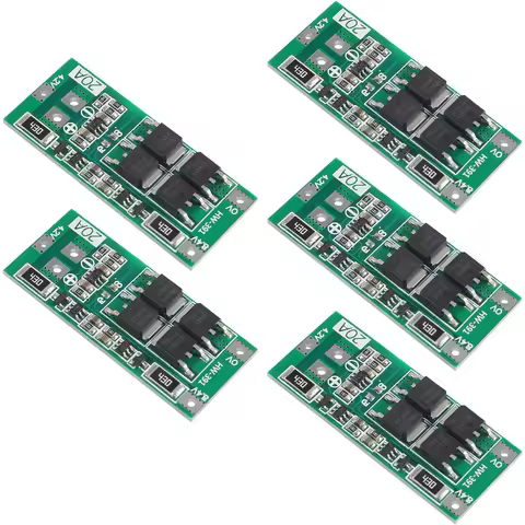 5 PCS 2S 20A 7.4V 8.4V 18650 Li-Ion Lithium Battery 18650 Charger PCB BMS Board with Balance