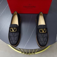1: 1 Original Standard AAA+VT Men's Moccasin Shoes 2025 Spring Summer New Style Fabric Stitching Cow