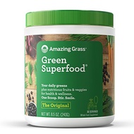 Amazing Grass Green Superfood: Organic Wheat Grass and 7 Super Greens Powder, 2 servings of Fruit...
