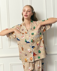 ชุดนอนกางเกงขายาว Cuddly Dreams - Cuddlys Camping