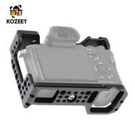[KOZEEY] Cage Kit Micro Single Camera Extended Cage- A7riii A7miii Camera Handle for DSLR Cheese