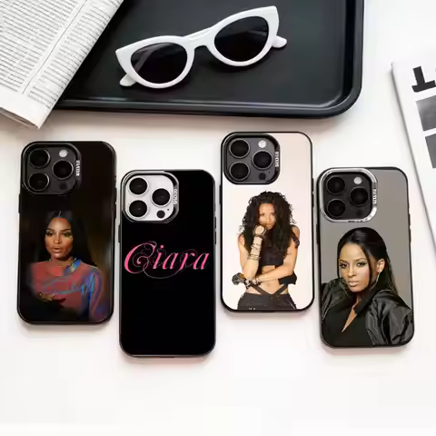 Hip-Hop Dance Diva Ciara Phone Case For iPhone17,16,15,14,13,12,11 Plus,Pro Max Colored Silver Plate