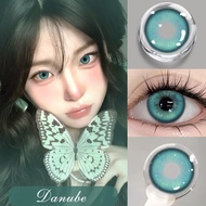 KSSEYE Color Contact Lenses Myopia 0~-8.00 Degrees 2 Pieces 14.5MM Large Diameter Sweet Series Green
