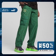 PUMA PRIME/SELECT - กางเกง PUMA HOOPS x TMNT PUMATECH สำหรับผู้ชาย สีเขียว - 63010337