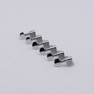 KR-1 Set 6 In-line Left Hand Guitar Machine Heads Tuners Chrome ( #0427 ) MADE IN KOREA