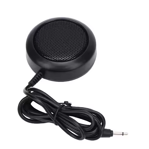 Car Radio External Speaker Fit for YAESU FT-1802M FT-1807M FT-1900R FT-1907R FT-7800R Round 3.5mm Pl