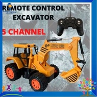 POWER 5 CHANNEL Excavator Remote Control Kereta Bajak Jengkaut Mainan Budak Lelaki Harga Murah Kapal