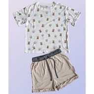 [The Cuddly Todds] Bamboo 2-Piece Daywear Set (Lucky Pets🍀)