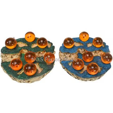 Dragon Ball Anime Figures LED Luminous Rockery Base 7 Stars Dragonball Crystal Balls Bracket Figurin