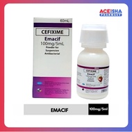 EMACIF 100mg/5mL Powder For Suspension Cefixime Antibiotics