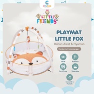 LITTLE FRIENDS LFP113000 4 in 1 Playmat Little Fox Activity Gym & Ball Pit | Tummy Time Playmat for 