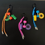 Metal Dumbbell Keychain High-value Fitness Equipment Series miu Series Bag Pendant Pendant Jewelry A