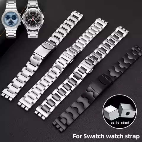 For SWATCH YCS YAS YGS IRONY Series Stainless Steel Watch band men's and women's Replacement Bracele