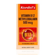 Kordel's Vitamin B12 Methylcobalamin 500mcg (120 Sublingual Tabs)