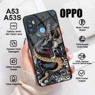 Softcase OPPO A53 4G A53S 4G Case NAGA DRAGON Casing hp Oppo A53 A53S Glossy Silicone Case