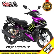 Decal Mx King 150 Full Body Stiker Mx King 150 Full Body Striping Mx King 150 Monster Energy 02