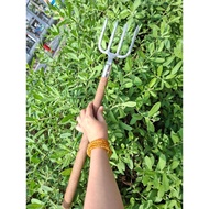 4-pronged fork for tree roots, 304 stainless steel vegetable picker