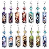 Genshin Impact Game Arlecchino Furina Neuvillette Pendant Keychain Cosplay Collection Gift WrightZ