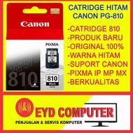 CATRIDGE CANON PG 810 BLACK ORIGINAL KETRID HITAM PRINTER PIXMACATRID IP2770 IP2772 MP245 MP258 MP26