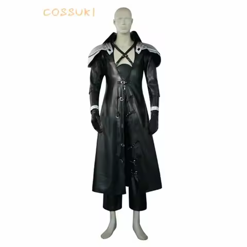 Final Fantasy VII 7 Sephiroth Deluxe Uniform Cosplay Costume Halloween Christmas Outfit