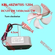 1 PC Used in TCL Omar and other refrigerator fan motors KBL-48ZWT05-1204DC12VCW motor fan blades