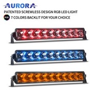 AURORA RGB SCREWLESS LED LIGHT BAR WITH BACK LIGHT