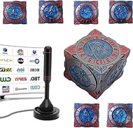 Unique 7-in-1 Metal DND Roulette dice Spinner for Dungeons and Dragons D&D Tabletop Game(Hexahedron)