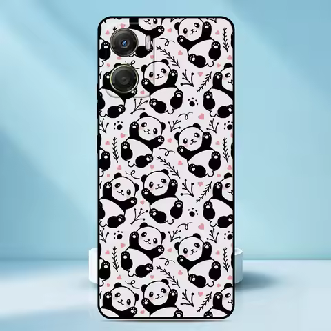 Panda Cute Phone Case For WIKO Power U30 U20 U10 T60 T50 T20 T10 View 4 Lite 5 Y60 Y80 Y51 Y52 Y62 C