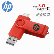 HP USB OTG แฟลชไดร์ฟ Type-C ไดร์ฟปากกา512GB 1TB 2TB แฟลชไดร์ฟ USB ไมโคร USB สำหรับสมาร์ทโฟน Android