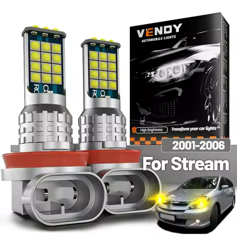 2pcs LED Fog Light For Honda Stream 2001-2006 2002 2003 2004 2005 Canbus Accessories