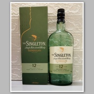 Botol bekas miras Singleton 12 Glendullan 1 Liter