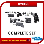 YAMAHA NVX155 COMPLETE SET SCREW COVERSET COVER SET BODY SET HANDLE LEGSHIELD LEG SHIELD SCREW SET NVX 155 NVX-155 AEROX