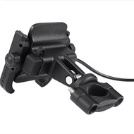 Motorcycle Bicycle Phone Holder with USB Charger Handlebar Bracket for Car Motorbike GPS Stand for 4