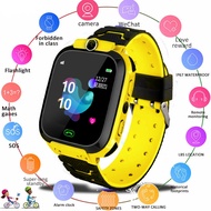 New Yellow Smart Watch With LBS GSM Locator Touch Screen Tracker SOS for Kids